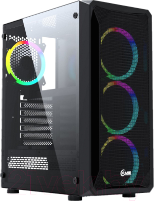 Корпус для компьютера Powercase Mistral Z4 Mesh RGB / CMIZB-R4 - фото