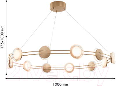 Люстра FAVOURITE 4334-12P