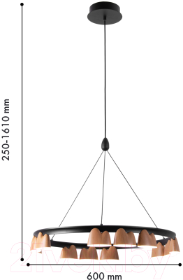 Люстра FAVOURITE 4266-12P