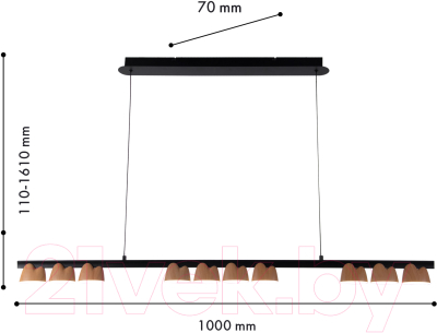 Люстра FAVOURITE 4266-10P