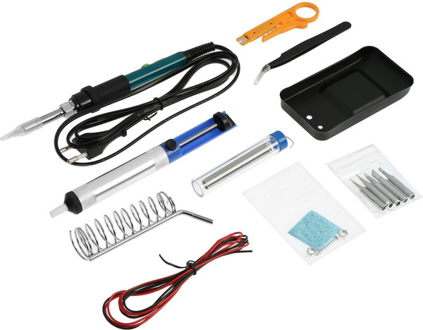 Паяльник электрический Tundra С аксессуарами / 10121119 - фото