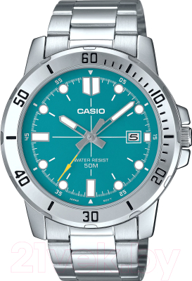Часы наручные мужские Casio MTP-VD01D-3E2 - фото