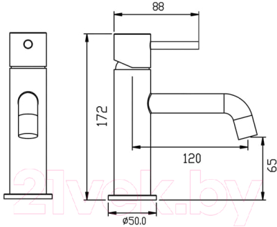 Смеситель Gota Rocio Black and White 016085