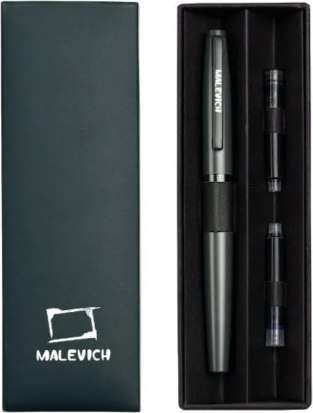 Ручка перьевая Малевичъ С конвертером + два картриджа / 196447