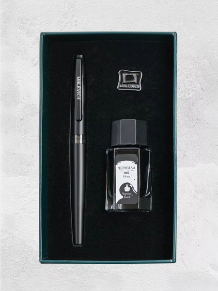 Ручка перьевая Малевичъ С чернилами и значком / 196448