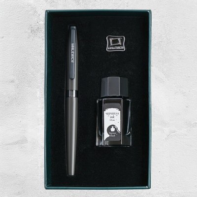 Ручка перьевая Малевичъ С чернилами и значком / 196449