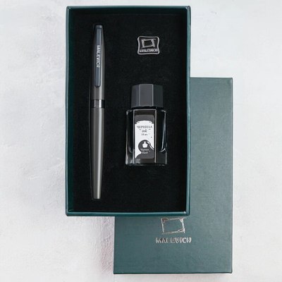 Ручка перьевая Малевичъ С чернилами и значком / 196449