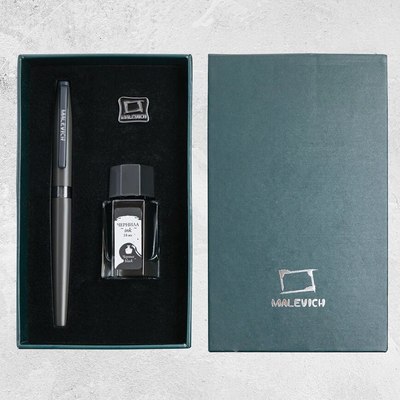 Ручка перьевая Малевичъ С чернилами и значком / 196449