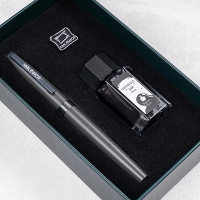 Ручка перьевая Малевичъ С чернилами и значком / 196449