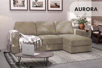 Диван угловой Mio Tesoro Aurora правый 