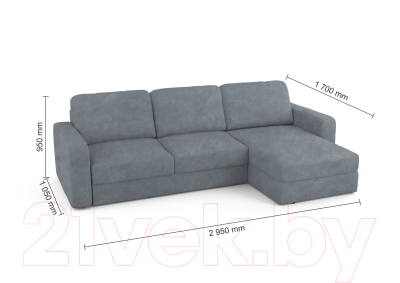 Диван угловой Mio Tesoro Aurora правый