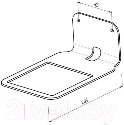 Кронштейн под аппаратуру Rexant Для Яндекс Станции 38-0622