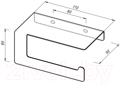 Держатель для туалетной бумаги Rexant 38-0635