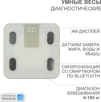 Напольные весы электронные Halsa HSL-H-212W