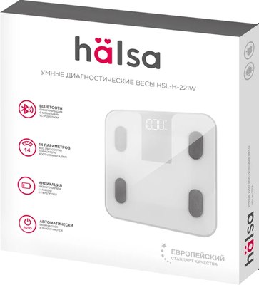 Напольные весы электронные Halsa HSL-H-212W