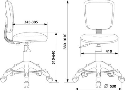 Кресло детское Бюрократ CH-W204/F