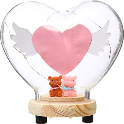 Ночник Risalux Сердце цветное / 9335414 - фото