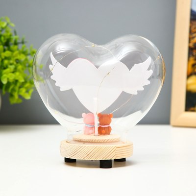 Ночник Risalux Сердце цветное / 9335414