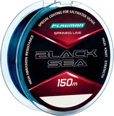 Леска монофильная Flagman Fishing Black Sea Spinning Line 150m 0.30mm / FL14150030 - фото