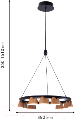 Люстра FAVOURITE 4266-9P