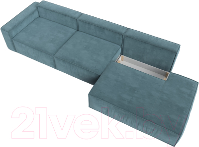 Диван Лига Диванов Прага Модерн Лонг подлокотник слева / 121740L