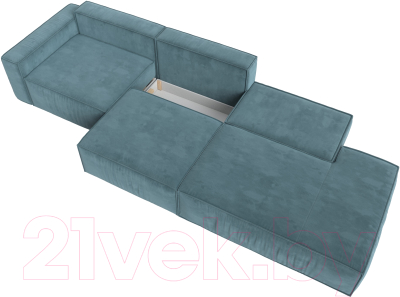 Диван Лига Диванов Прага Модерн Лонг подлокотник слева / 121740L