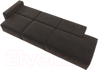 Диван Лига Диванов Прага Модерн Лонг подлокотник слева / 121742L