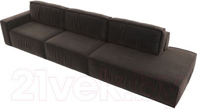 Диван Лига Диванов Прага Модерн Лонг подлокотник слева / 121742L