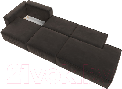 Диван Лига Диванов Прага Модерн Лонг подлокотник слева / 121742L