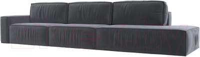 Диван Лига Диванов Прага Модерн Лонг подлокотник слева / 121743L - фото