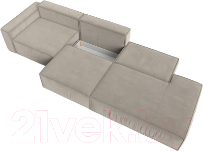 Диван Лига Диванов Прага Модерн Лонг подлокотник слева / 121745L