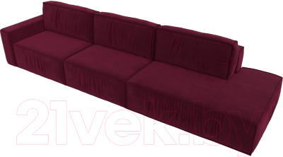 Диван Лига Диванов Прага Модерн Лонг подлокотник слева / 121746L