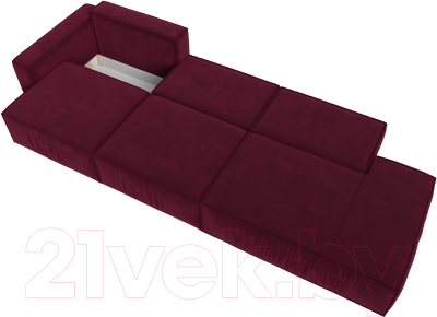 Диван Лига Диванов Прага Модерн Лонг подлокотник слева / 121746L