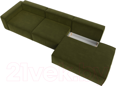 Диван Лига Диванов Прага Модерн Лонг подлокотник слева / 121748L