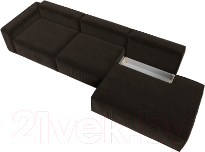 Диван Лига Диванов Прага Модерн Лонг подлокотник слева / 121749L