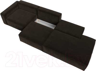 Диван Лига Диванов Прага Модерн Лонг подлокотник слева / 121749L