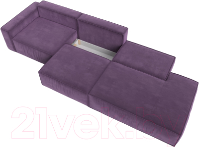 Диван Лига Диванов Прага Модерн Лонг подлокотник слева / 121750L