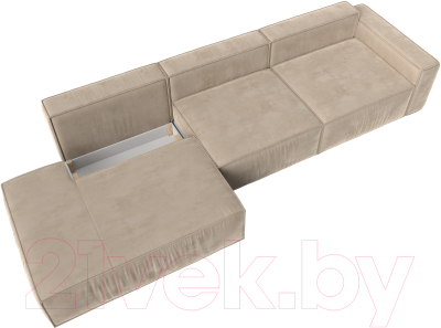 Диван Лига Диванов Прага Модерн Лонг подлокотник справа / 121739