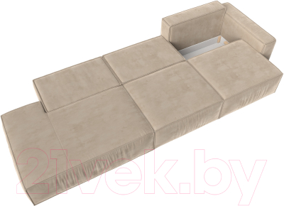 Диван Лига Диванов Прага Модерн Лонг подлокотник справа / 121739