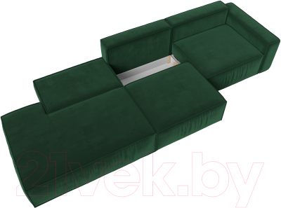 Диван Лига Диванов Прага Модерн Лонг подлокотник справа / 121741