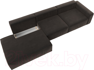 Диван Лига Диванов Прага Модерн Лонг подлокотник справа / 121742