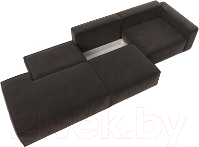 Диван Лига Диванов Прага Модерн Лонг подлокотник справа / 121742