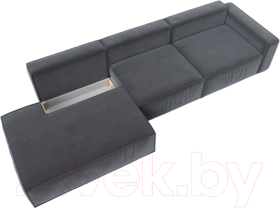 Диван Лига Диванов Прага Модерн Лонг подлокотник справа / 121743