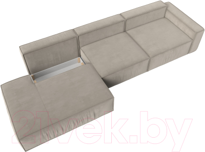 Диван Лига Диванов Прага Модерн Лонг подлокотник справа / 121745