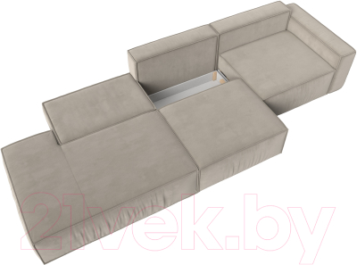 Диван Лига Диванов Прага Модерн Лонг подлокотник справа / 121745