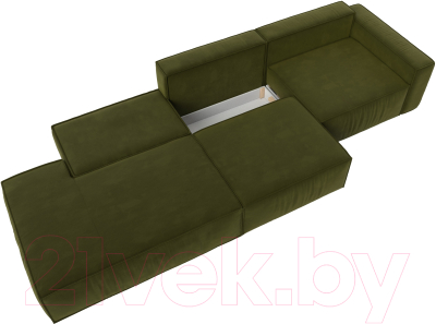 Диван Лига Диванов Прага Модерн Лонг подлокотник справа / 121748