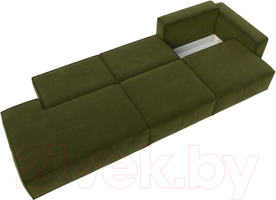 Диван Лига Диванов Прага Модерн Лонг подлокотник справа / 121748