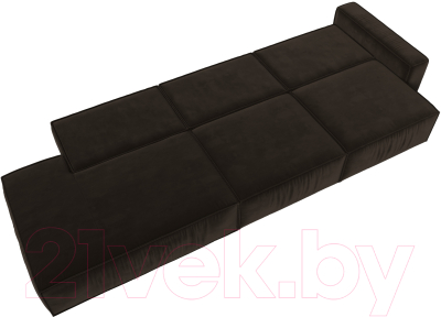 Диван Лига Диванов Прага Модерн Лонг подлокотник справа / 121749