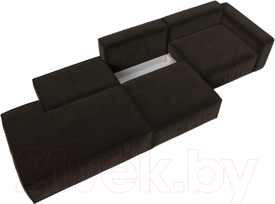 Диван Лига Диванов Прага Модерн Лонг подлокотник справа / 121749