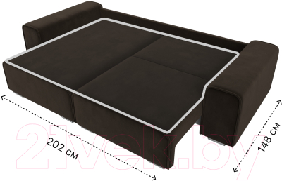 Диван угловой Лига Диванов Лига-029 левый / 121919L